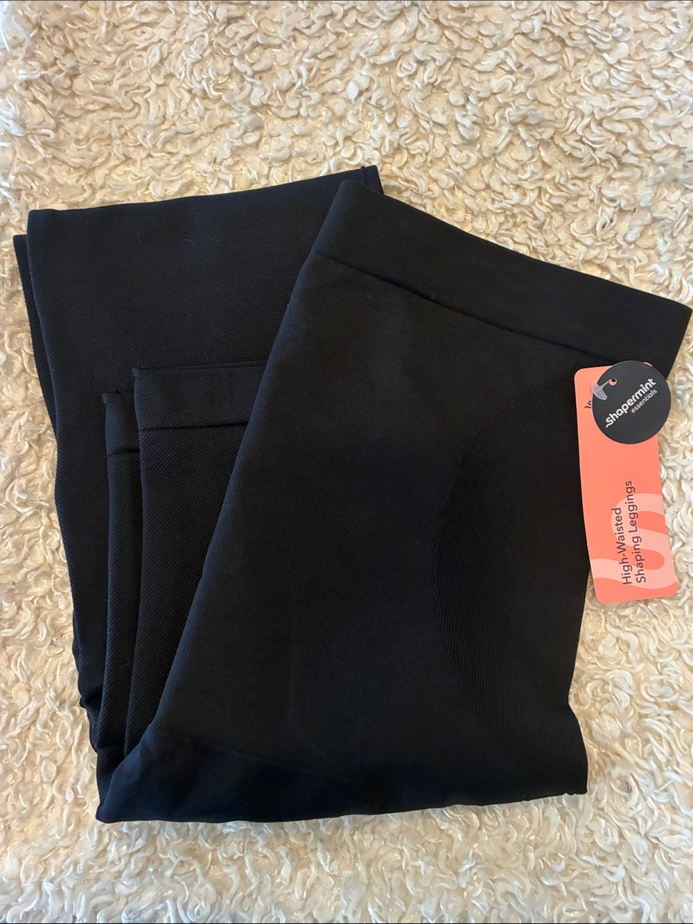 Shapermint Black High-Waist Sculpting Leggings